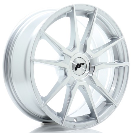 Cerchio in lega JR Wheels JR21 17x7 ET20-40 BLANK Machined Silver