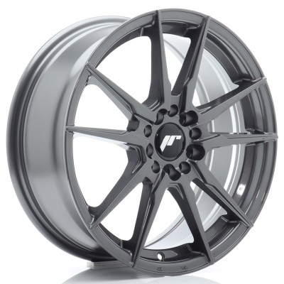 Cerchio in lega JR Wheels JR21 17x7 ET25 4x100/108 Hyper Gray