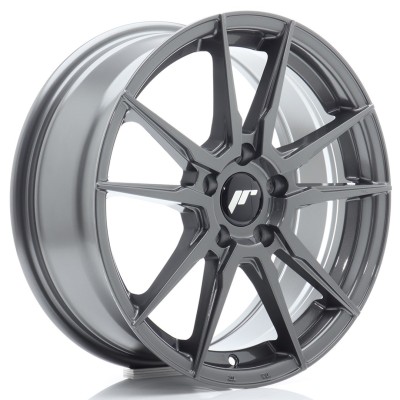 Cerchio in lega JR Wheels JR21 17x7 ET40 5x100 Hyper Gray