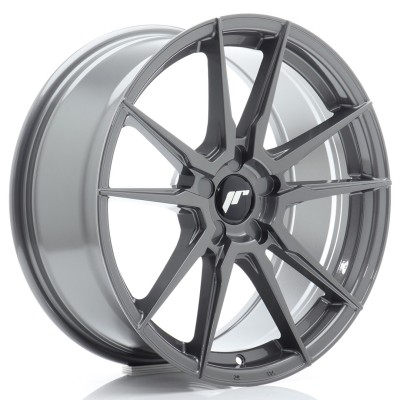 Cerchio in lega JR Wheels JR21 18x8,5 ET20-45 5H BLANK Hyper Gray