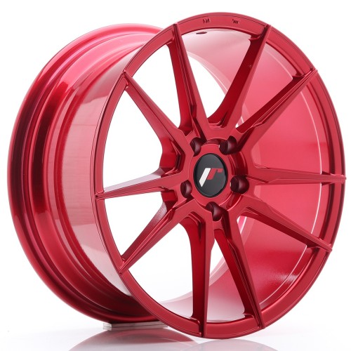 Cerchio in lega JR Wheels JR21 18x8,5 ET40 5x114,3 Platinum Red