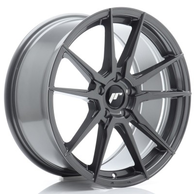 Cerchio in lega JR Wheels JR21 18x8,5 ET45 5x112 Hyper Gray