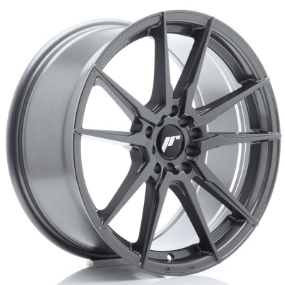 Cerchio in lega JR Wheels JR21 18x8,5 ET45 5x112/114 Hyper Gray
