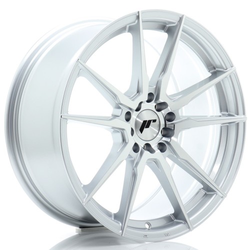 Cerchio in lega JR Wheels JR21 18x8,5 ET45 5x112/114 Silver Machined
