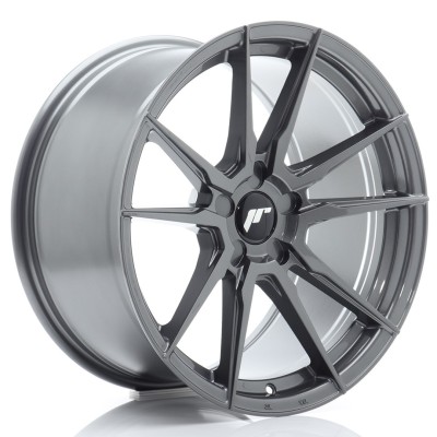 Cerchio in lega JR Wheels JR21 18x9,5 ET20-40 5H BLANK Hyper Gray