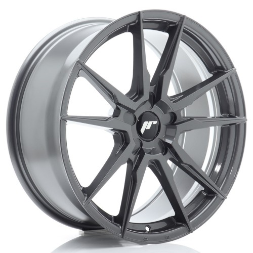 Cerchio in lega JR Wheels JR21 19x8 ET20-40 5H BLANK Hyper Gray
