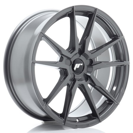 Cerchio in lega JR Wheels JR21 19x8 ET20-40 5H BLANK Hyper Gray