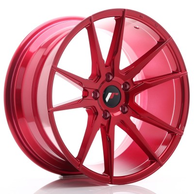 Cerchio in lega JR Wheels JR21 19x9,5 ET40 5x120 Platinum Red