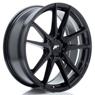 Cerchio in lega JR Wheels JR21 20x8 ET20-40 5H BLANK Glossy Black