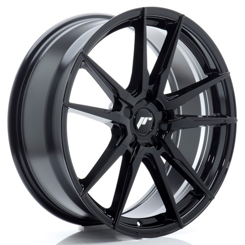 Cerchio in lega JR Wheels JR21 20x8 ET20-40 5H BLANK Glossy Black
