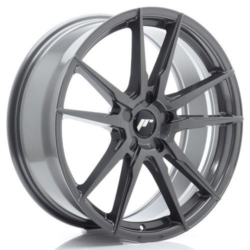 Cerchio in lega JR Wheels JR21 20x8 ET20-40 5H BLANK Hyper Gray