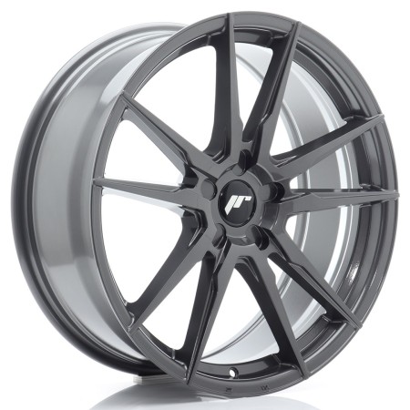 Cerchio in lega JR Wheels JR21 20x8 ET20-40 5H BLANK Hyper Gray