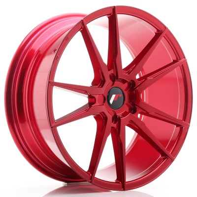 Cerchio in lega JR Wheels JR21 20x8,5 ET20-40 5H BLANK Platinum Red