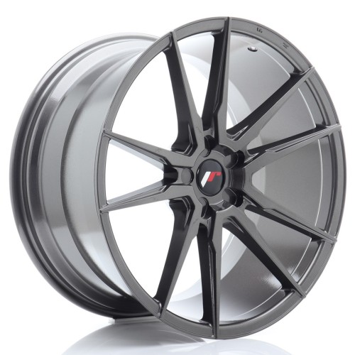 Cerchio in lega JR Wheels JR21 21x11 ET15-55 5H Blank Hyper Gray
