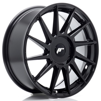 Cerchio in lega JR Wheels JR22 17x7 ET20-40 BLANK Glossy Black