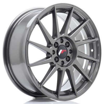 Cerchio in lega JR Wheels JR22 17x7 ET25 4x100/108 Hyper Gray