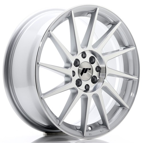 Cerchio in lega JR Wheels JR22 17x7 ET25 4x100/108 Silver Machined Face