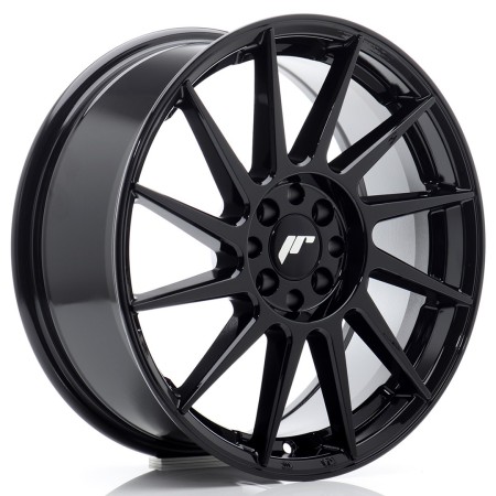 Cerchio in lega JR Wheels JR22 17x7 ET40 4x100/114 Glossy Black