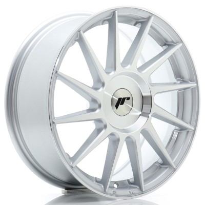 Cerchio in lega JR Wheels JR22 17x8 ET20-45 BLANK Silver Machined Face
