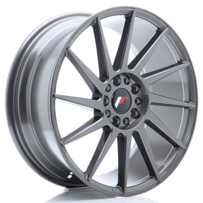 Cerchio in lega JR Wheels JR22 18x7,5 ET40 5x112/114 Hyper Gray