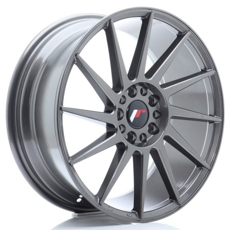 Cerchio in lega JR Wheels JR22 18x7,5 ET40 5x112/114 Hyper Gray