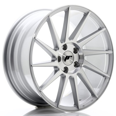 Cerchio in lega JR Wheels JR22 18x8,5 ET40 5x112 Silver Machined Face
