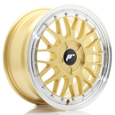 Cerchio in lega JR Wheels JR23 16x7 ET20-45 5H BLANK Gold w/Machined Lip