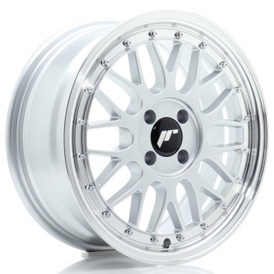 Cerchio in lega JR Wheels JR23 16x7 ET40 4x100 Hyper Silver w/Machined Lip