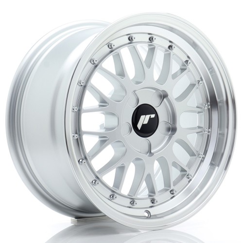Cerchio in lega JR Wheels JR23 16x8 ET20-45 5H BLANK Hyper Silver w/Machined Lip