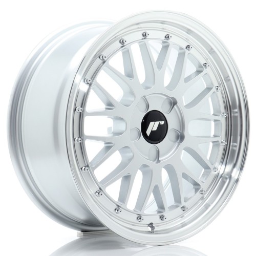 Cerchio in lega JR Wheels JR23 17x7,5 ET20-40 5H BLANK Hyper Silver w/Machined Lip