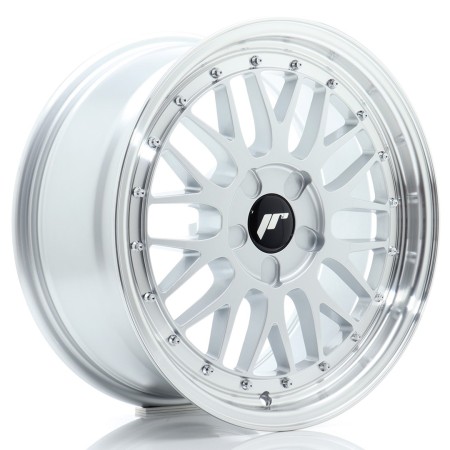 Cerchio in lega JR Wheels JR23 17x8 ET20-45 5H BLANK Hyper Silver w/Machined Lip