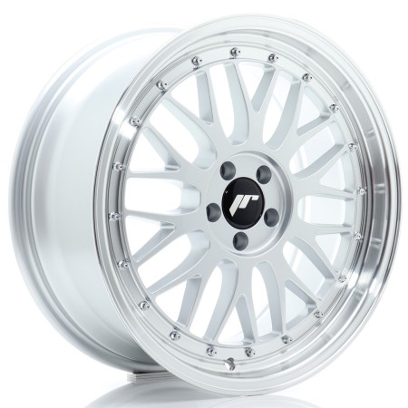 Cerchio in lega JR Wheels JR23 18x8,5 ET25 5x120 Hyper Silver w/Machined Lip