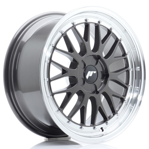 Cerchio in lega JR Wheels JR23 18x8,5 ET25-48 5H BLANK Hyper Gray w/Machined Lip
