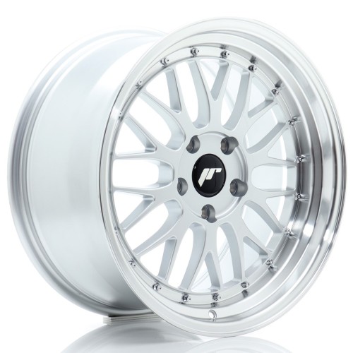 Cerchio in lega JR Wheels JR23 18x9,5 ET40 5x120 Hyper Silver w/Machined Lip