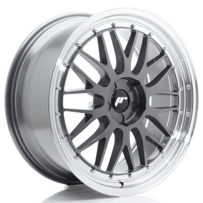 Cerchio in lega JR Wheels JR23 20x8 ET20-40 5H BLANK Hyper Gray w/Machined Lip