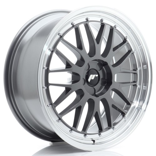 Cerchio in lega JR Wheels JR23 20x9 ET20-51 5H BLANK Hyper Gray w/Machined Lip