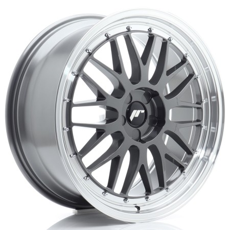 Cerchio in lega JR Wheels JR23 20x9 ET20-51 5H BLANK Hyper Gray w/Machined Lip