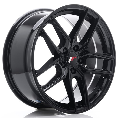 Cerchio in lega JR Wheels JR25 18x8,5 ET40 5x112 Gloss Black
