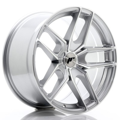 Cerchio in lega JR Wheels JR25 18x9,5 ET20-40 5H BLANK Silver Machined Face