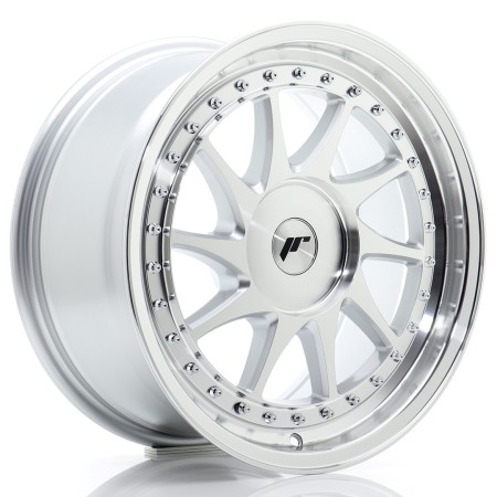 Cerchio in lega JR Wheels JR26 17x8 ET20-35 BLANK Silver Machined Face