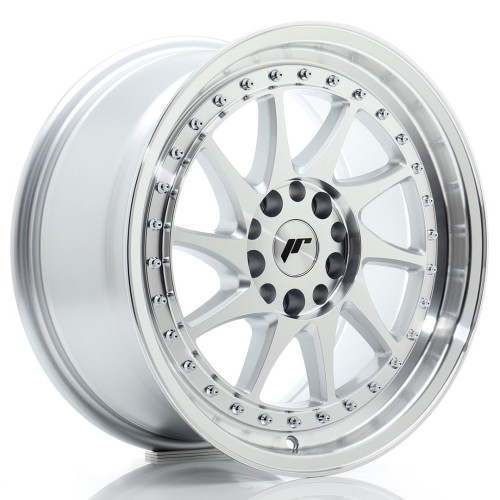 Cerchio in lega JR Wheels JR26 17x8 ET35 5x100/114 Silver Machined Face