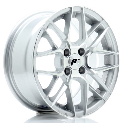 Cerchio in lega JR Wheels JR28 15x7 ET25 4x100 Silver Machined Face