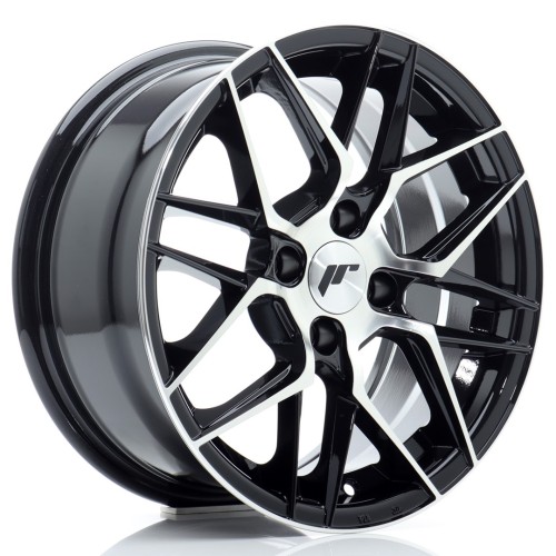 Cerchio in lega JR Wheels JR28 15x7 ET38 4x100 Gloss Black Machined Face