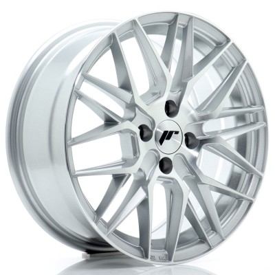 Cerchio in lega JR Wheels JR28 16x7 ET25 4x100 Silver Machined Face
