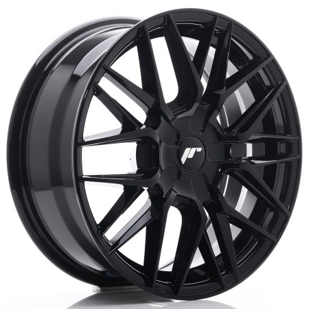 Cerchio in lega JR Wheels JR28 17x7 ET20-45 BLANK Glossy Black