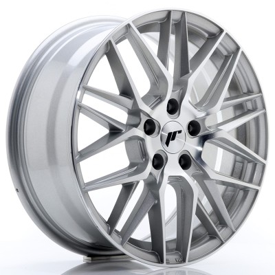 Cerchio in lega JR Wheels JR28 17x7 ET35 5x100 Silver Machined Face