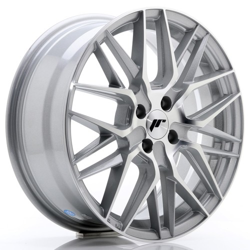 Cerchio in lega JR Wheels JR28 17x7 ET40 4x100 Silver Machined