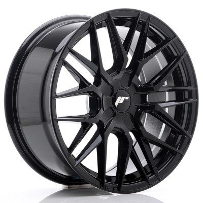 Cerchio in lega JR Wheels JR28 17x8 ET25-40 BLANK Gloss Black