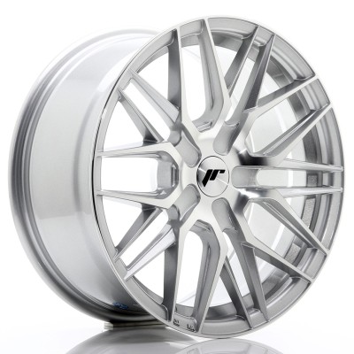 Cerchio in lega JR Wheels JR28 17x8 ET25-40 BLANK Silver Machined Face