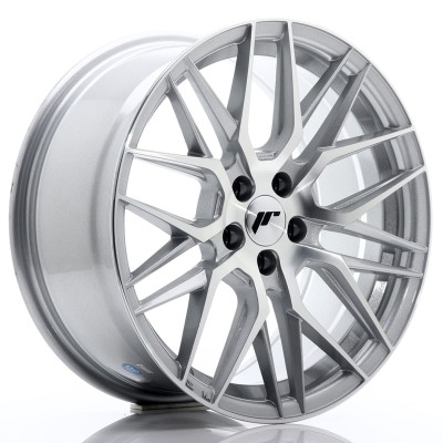 Cerchio in lega JR Wheels JR28 17x8 ET35 5x100 Silver Machined Face